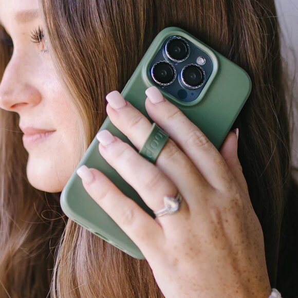 NWT Loopy OLIVE Green iPhone 15 Pro Max Phone Case - Righty - Picture 8 of 10